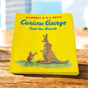 17 Curious George soft cover book bundle!